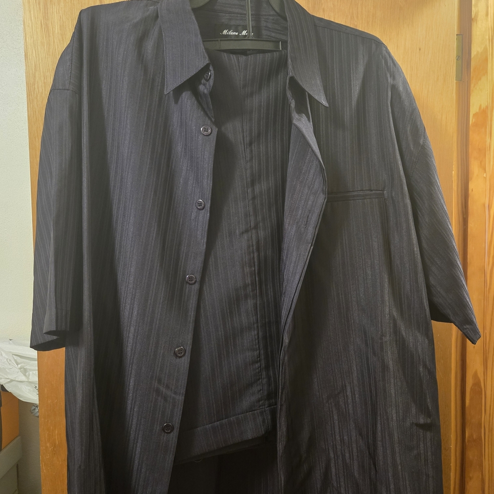 Milano Black Striped Shirt